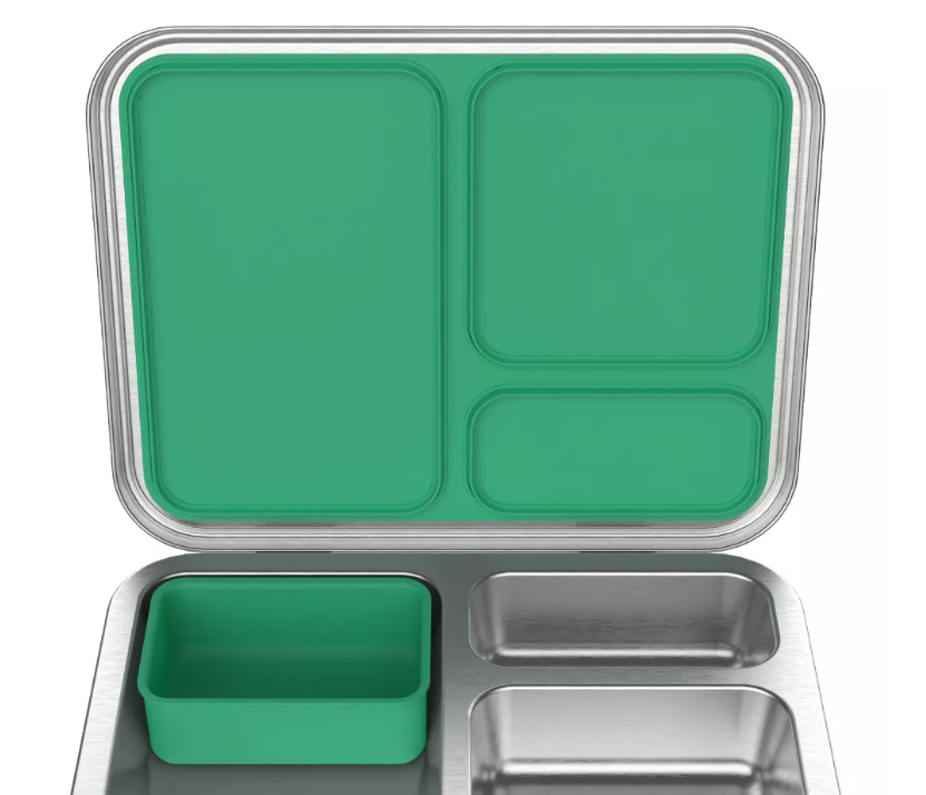 Bentgo Kids' Stainless Steel Leakproof 3 Compartments Bento-Style Lunch Box