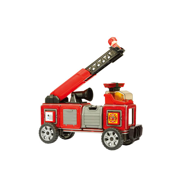 Magformers Fire Engine and Amazing Rescue 50 Piece Set