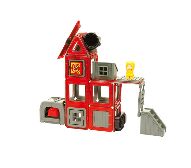 Magformers Fire Engine and Amazing Rescue 50 Piece Set