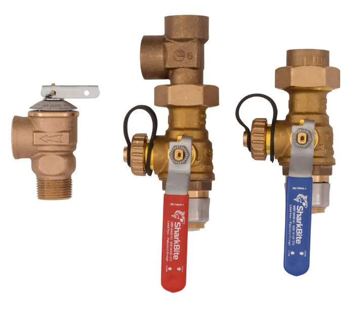 SharkBite 3/4 in. Tankless Water Heater Valves Installation Kit