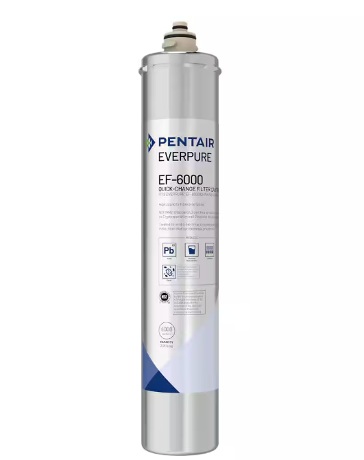 PENTAIR Everpure EF-6000 Under Sink Replacement Water Filter Cartridge