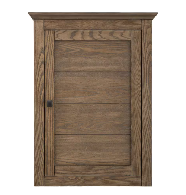 Home Decorators Collection Stanhope 22 in. W x 8 in. D x 30 in. H Bathroom Storage Wall Cabinet in Reclaimed Oak