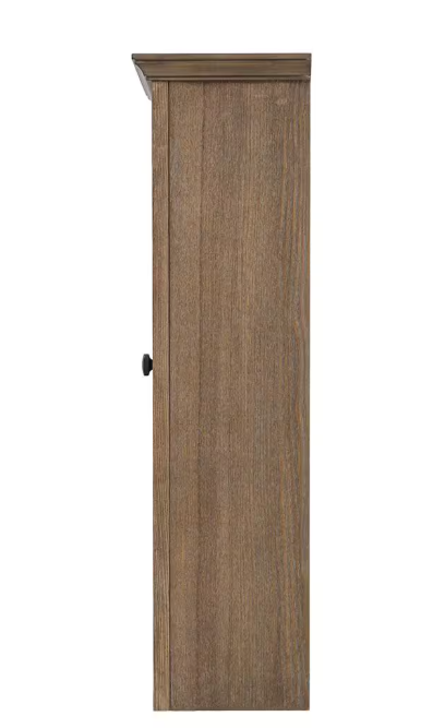 Home Decorators Collection Stanhope 22 in. W x 8 in. D x 30 in. H Bathroom Storage Wall Cabinet in Reclaimed Oak