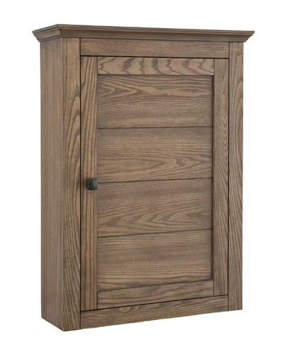 Home Decorators Collection Stanhope 22 in. W x 8 in. D x 30 in. H Bathroom Storage Wall Cabinet in Reclaimed Oak