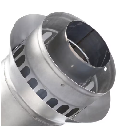 Rheem 3 in. x 5 in. Stainless Steel Concentric Vertical Vent Termination For Indoor Tankless Gas Water Heaters