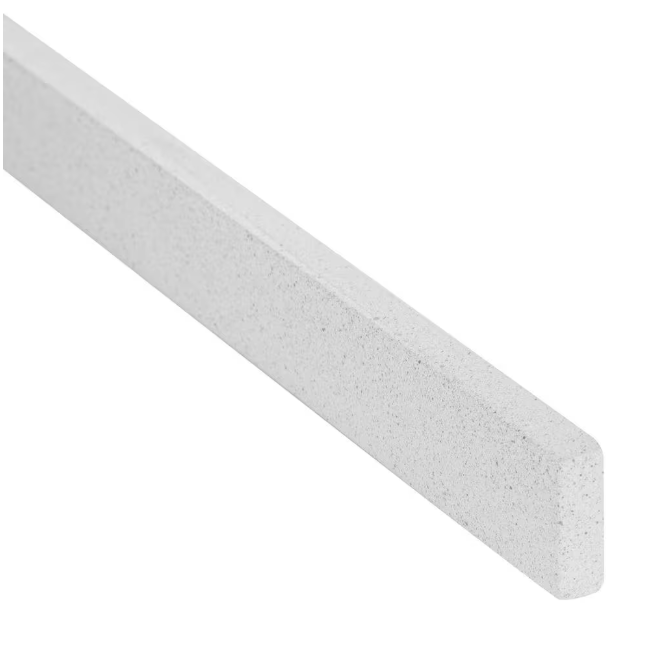 Glacier Bay 37 in. W Cultured Marble Vanity Backsplash in White