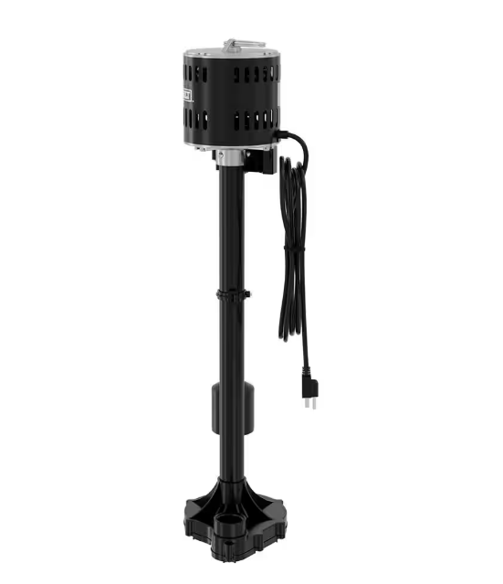 Everbilt 1/3 HP Plastic Pedestal Sump Pump