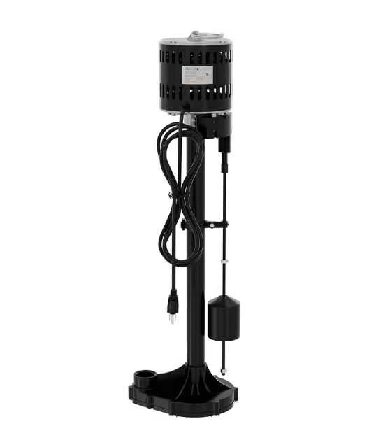 Everbilt 1/3 HP Plastic Pedestal Sump Pump