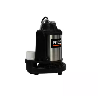 RIDGID 1 hp. Stainless Steel Smart Dual Suction Sump Pump