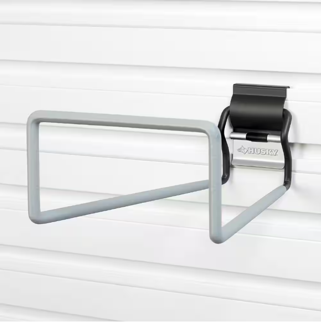 Husky 8 in. Wide Hook for Garage Slat Wall and Track Systems