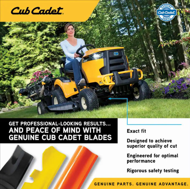 Cub Cadet Original Equipment 46 in. Mulching Kit with Blades for Lawn Tractors and Zero Turn Mowers (2010 thru 2021)