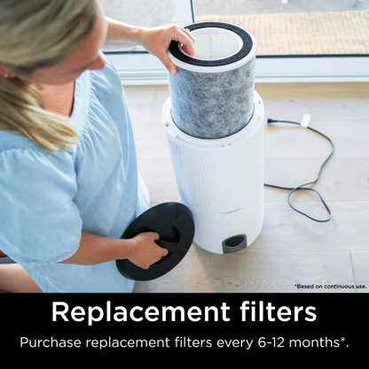 Shark Anti-Allergen True HEPA NANOSEAL Replacement Filter, Advanced Odor Lock & Odor Protection