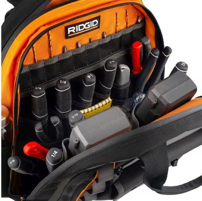 RIDGID 15 in. 55 Pocket Professional Grade Tool Backpack