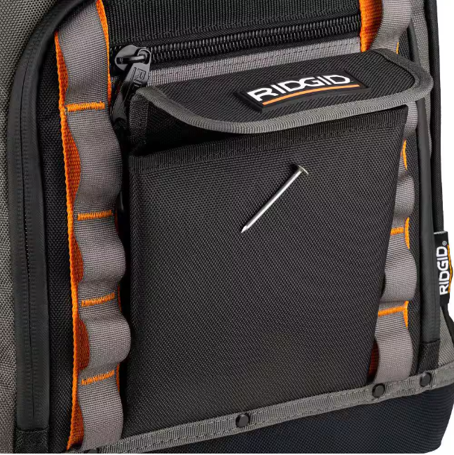 RIDGID 15 in. 55 Pocket Professional Grade Tool Backpack