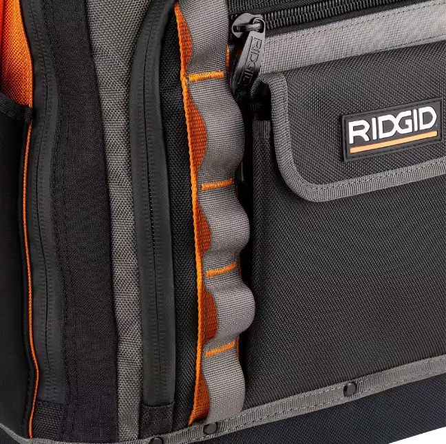 RIDGID 15 in. 55 Pocket Professional Grade Tool Backpack