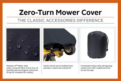 Classic Accessories Zero-Turn Lawn Mower Cover