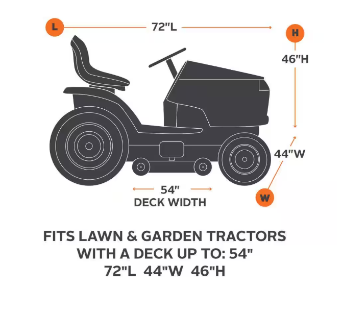 Classic Accessories Lawn Tractor Cover