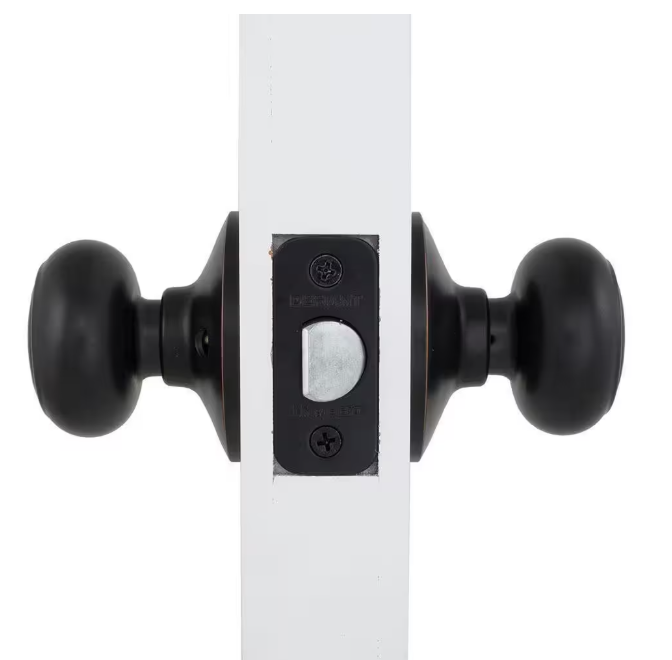Defiant Hartford Aged Bronze Hall/Closet Door Knob Contractor Pack