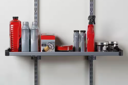 Rubbermaid FastTrack Garage 31.5 in. W x 9.5 in. D Large Metal Shelf