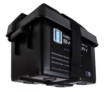 MIGHTY MAX BATTERY Sealed Lead Acid SLA/GEL Heavy Duty Group U1 Battery Storage Box