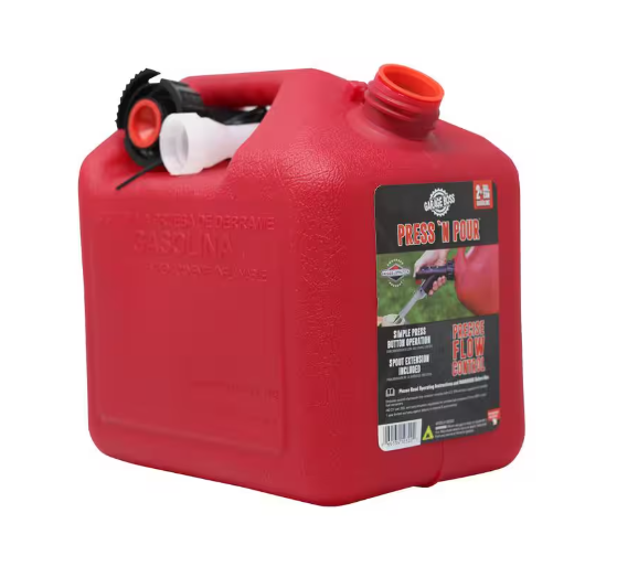 Garage Boss Press N Pour 2 Gal. Gas Can