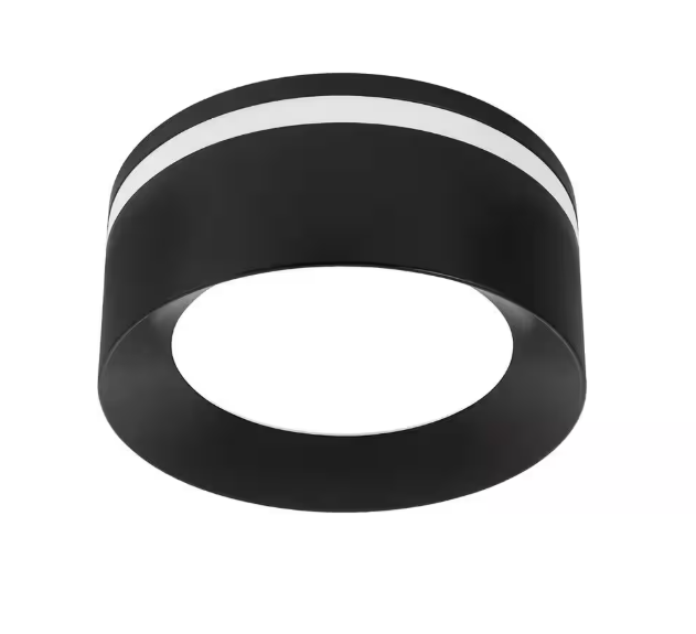 Commercial Electric Flexinstall LED 6 in. Matte Black Dual Band Recessed Ceiling Light for Home with 5CCT + DuoBright Dimming