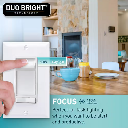 Commercial Electric Flexinstall LED 6 in. Matte Black Dual Band Recessed Ceiling Light for Home with 5CCT + DuoBright Dimming