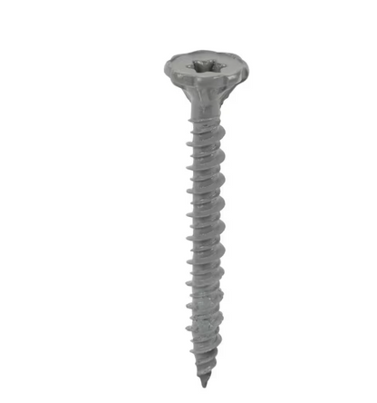 Rock-On #9 x 1-5/8 in. Serrated Flat Head Star Drive Cement Board Screws (575-Pack)