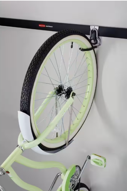 (2-Pack) Rubbermaid FastTrack Garage Vertical Bike Hook