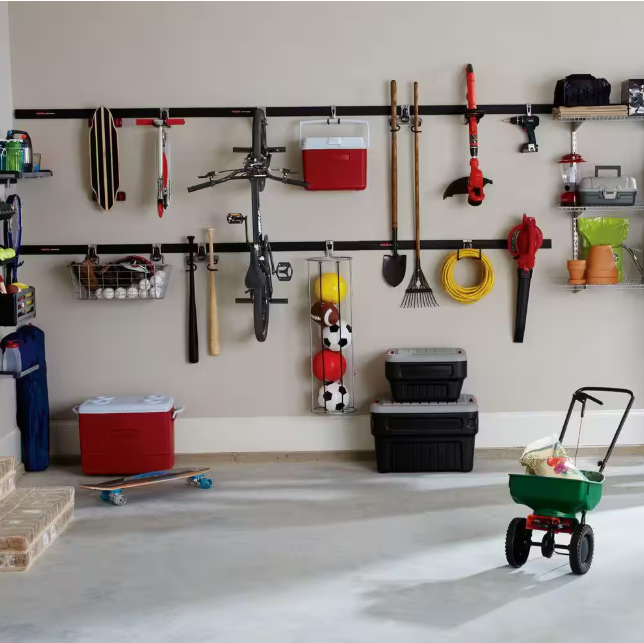 (2-Pack) Rubbermaid FastTrack Garage Vertical Bike Hook