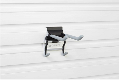Norsk Slatwall 6 in. Steel Quad Hook (2-Pack)