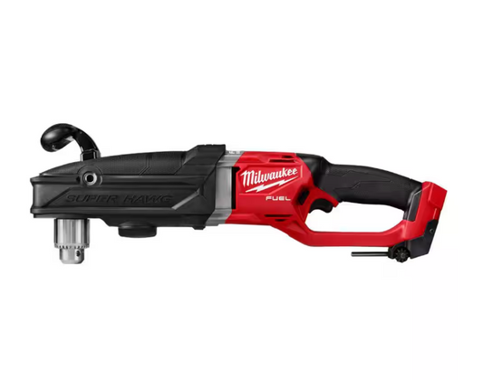 Milwaukee M18 FUEL 18V Lithium-Ion Brushless Cordless GEN 2 SUPER HAWG 1/2 in. Right Angle Drill (Tool-Only)