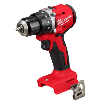 Milwaukee M18 18V Lithium-Ion Brushless Cordless 1/2 in. Compact Drill/Driver with One 2.0 Ah Battery, Charger and Tool Bag