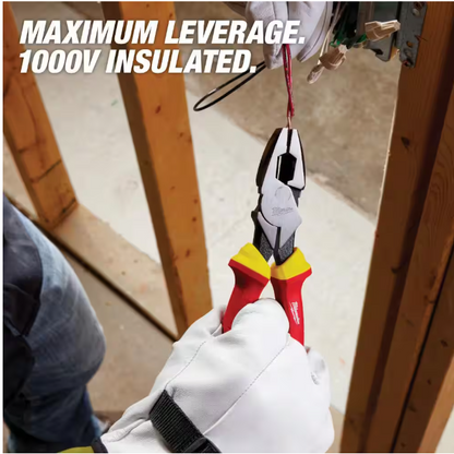 Milwaukee 1000V Insulated 9 in. Lineman's Pliers