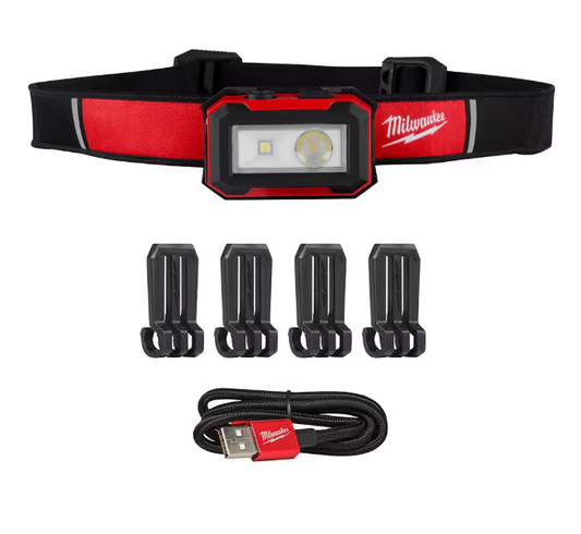 Milwaukee 450 Lumens Internal Rechargeable Magnetic Headlamp and Task Light