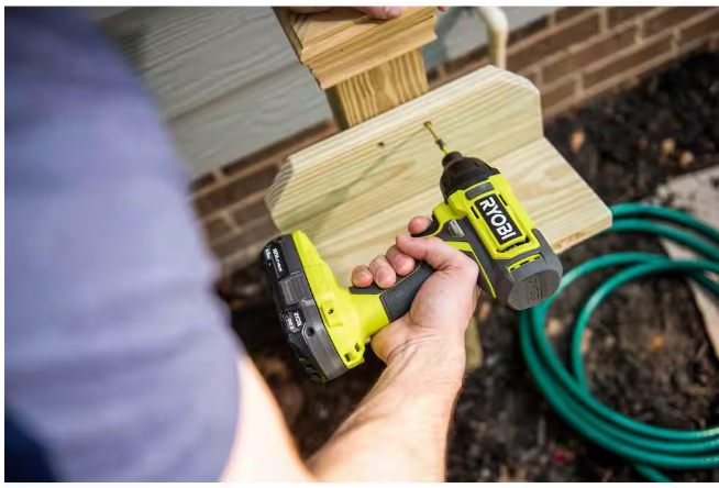 RYOBI ONE+ 18V Cordless 1/4 in. Impact Driver Kit with 1.5 Ah Battery and Charger