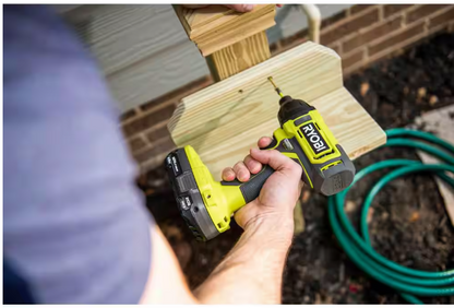 RYOBI ONE+ 18V Cordless 1/4 in. Impact Driver Kit with 1.5 Ah Battery and Charger