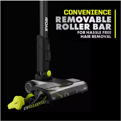 RYOBI ONE+ HP 18V Brushless Cordless Pet Stick Vacuum Cleaner Kit with 4.0 Ah HIGH PERFORMANCE Battery and Charger