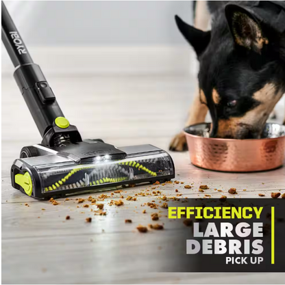 RYOBI ONE+ HP 18V Brushless Cordless Pet Stick Vacuum Cleaner Kit with 4.0 Ah HIGH PERFORMANCE Battery and Charger