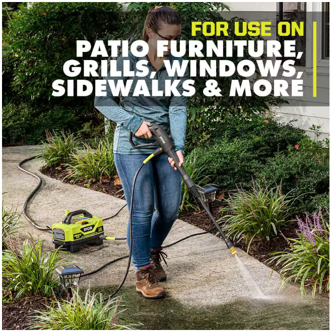 RYOBI 1800 PSI 1.2 GPM Cold Water Corded Electric Pressure Washer