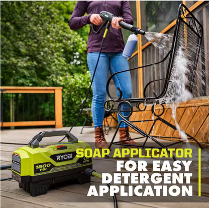 RYOBI 1800 PSI 1.2 GPM Cold Water Corded Electric Pressure Washer