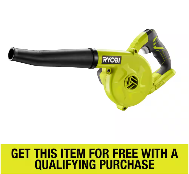 RYOBI ONE+ 18V Cordless Compact Workshop Blower (Tool Only)