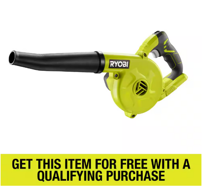 RYOBI ONE+ 18V Cordless Compact Workshop Blower (Tool Only)