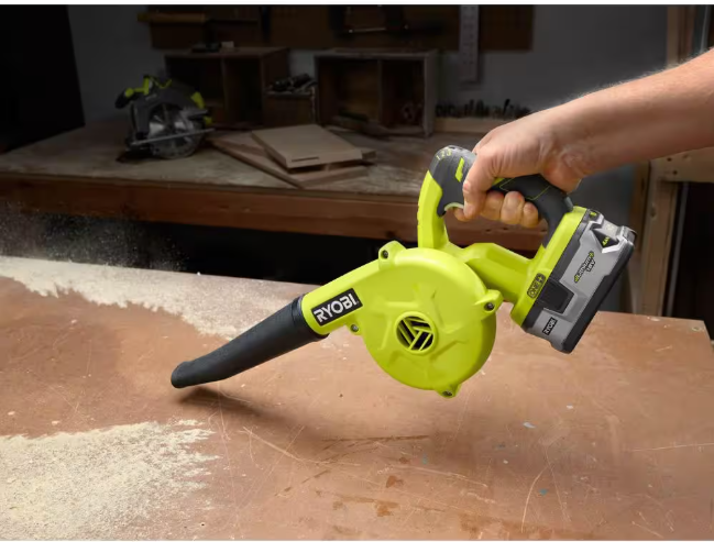 RYOBI ONE+ 18V Cordless Compact Workshop Blower (Tool Only)