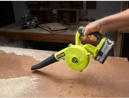 RYOBI ONE+ 18V Cordless Compact Workshop Blower (Tool Only)