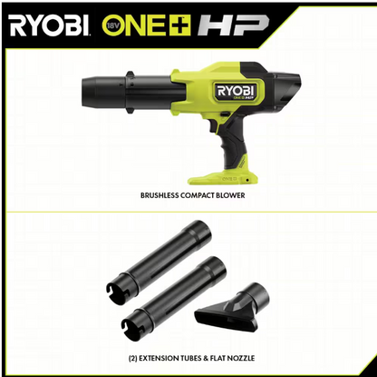 RYOBI ONE+ HP 18V Brushless Cordless 220 CFM 140 MPH Compact Blower (Tool-Only)