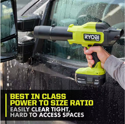 RYOBI ONE+ HP 18V Brushless Cordless 220 CFM 140 MPH Compact Blower (Tool-Only)