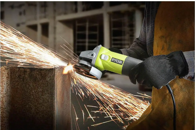 RYOBI 5.5 Amp Corded 4-1/2 in. Angle Grinder