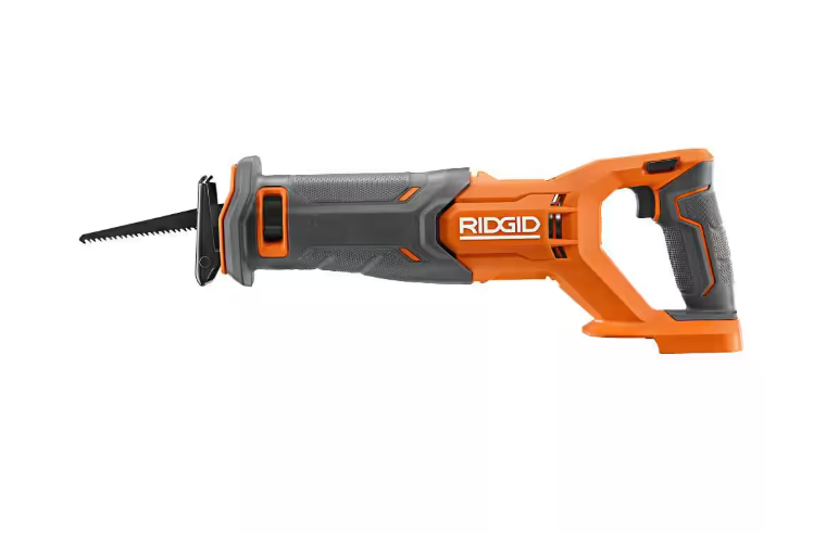 RIDGID 18V Cordless Reciprocating Saw Kit with 4.0 Ah Battery and Charger