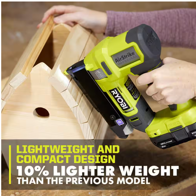 RYOBI ONE+ 18V Cordless Airstrike 23-Gauge Pin Nailer (Tool Only)